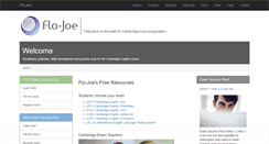 Desktop Screenshot of flo-joe.co.uk